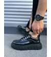 JY010 Cloud Bağcıklı Rugan Erkek Günlük Sneaker Ayakkabı RST - Siyah JY010 Cloud Bağcıklı Rugan Erkek Günlük Sneaker Ayakkabı RST - Siyah