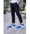 JY011 Line Erkek Günlük Bağcıklı Süet Spor Sneaker Ayakkabı SBT - Mavi/Beyaz JY011 Line Erkek Günlük Bağcıklı Süet Spor Sneaker Ayakkabı SBT - Mavi/Beyaz