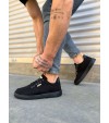 JY0118 REX Bağcıklı Keten Kumaş Erkek Günlük Sneaker Ayakkabı KST - Siyah JY0118 REX Bağcıklı Keten Kumaş Erkek Günlük Sneaker Ayakkabı KST - Siyah