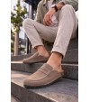 JY0456 Rayn Bağcıksız Hakiki Süet Deri Erkek Günlük Mantar Taban Loafer Klasik Ayakkabı HDMT - Bej JY0456 Rayn Bağcıksız Hakiki Süet Deri Erkek Günlük Mantar Taban Loafer Klasik Ayakkabı HDMT - Bej
