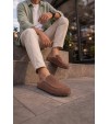 JY0456 Rayn Bağcıksız Hakiki Süet Deri Erkek Günlük Mantar Taban Loafer Klasik Ayakkabı HDMT - Kahve JY0456 Rayn Bağcıksız Hakiki Süet Deri Erkek Günlük Mantar Taban Loafer Klasik Ayakkabı HDMT - Kahve