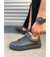 JY122 Mode Bağcıklı Cilt Erkek Günlük Sneaker Ayakkabı CST - Siyah JY122 Mode Bağcıklı Cilt Erkek Günlük Sneaker Ayakkabı CST - Siyah