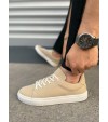 JY122 Mode Bağcıklı Süet Erkek Günlük Sneaker Ayakkabı SBT - Bej JY122 Mode Bağcıklı Süet Erkek Günlük Sneaker Ayakkabı SBT - Bej