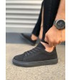 JY122 Mode Bağcıklı Süet Erkek Günlük Sneaker Ayakkabı SST - Siyah JY122 Mode Bağcıklı Süet Erkek Günlük Sneaker Ayakkabı SST - Siyah