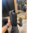 JY144 Volt Bağcıklı Süet Erkek Günlük Sneaker Yüksek Taban Ayakkabı SST Siyah