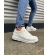 JY151 Boost Bağcıklı Cilt Erkek Günlük Sneaker Ayakkabı CBT - Beyaz JY151 Boost Bağcıklı Cilt Erkek Günlük Sneaker Ayakkabı CBT - Beyaz