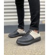 JY151 Boost Bağcıklı Cilt Süet Erkek Günlük Sneaker Ayakkabı CSST - Siyah/Gri JY151 Boost Bağcıklı Cilt Süet Erkek Günlük Sneaker Ayakkabı CSST - Siyah/Gri