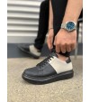 JY151 Boost Bağcıklı Cilt Süet Erkek Günlük Sneaker Ayakkabı CSST - Siyah/Gri JY151 Boost Bağcıklı Cilt Süet Erkek Günlük Sneaker Ayakkabı CSST - Siyah/Gri