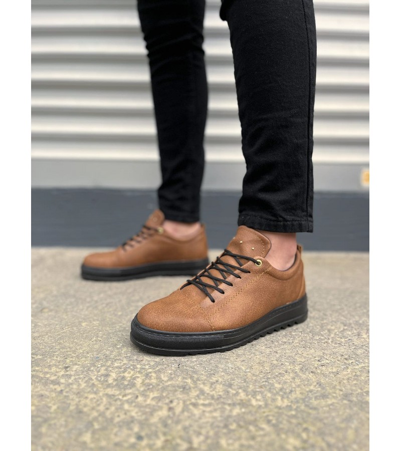 JY152 Cool Bağcıklı Cilt Erkek Günlük Spor Klasik Ayakkabı CST - Taba JY152 Cool Bağcıklı Cilt Erkek Günlük Spor Klasik Ayakkabı CST - Taba