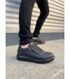 JY155 Warrior Bağcıklı ve Fermuarlı Cilt Erkek Günlük Sneaker Ayakkabı CST - Siyah JY155 Warrior Bağcıklı ve Fermuarlı Cilt Erkek Günlük Sneaker Ayakkabı CST - Siyah