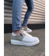 JY155 Warrior Bağcıklı ve Fermuarlı Cilt Süet Erkek Günlük Sneaker Ayakkabı CSBT - Beyaz/Gri JY155 Warrior Bağcıklı ve Fermuarlı Cilt Süet Erkek Günlük Sneaker Ayakkabı CSBT - Beyaz/Gri