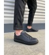 JY165 Elite Bağcıklı Cilt Erkek Günlük Sneaker Ayakkabı CST - Siyah JY165 Elite Bağcıklı Cilt Erkek Günlük Sneaker Ayakkabı CST - Siyah