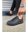 JY165 Elite Bağcıklı Cilt Erkek Günlük Sneaker Ayakkabı CST - Siyah JY165 Elite Bağcıklı Cilt Erkek Günlük Sneaker Ayakkabı CST - Siyah