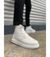 JY207 Oslo Bağcıklı Ortopedik Taban Cilt Erkek Spor Bot CBT - Beyaz JY207 Oslo Bağcıklı Ortopedik Taban Cilt Erkek Spor Bot CBT - Beyaz