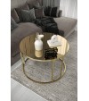 Çift Bacak C Orta & C Zigon Set Gold Kaplama Bronz Ayna