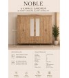 Noble 6 kapaklı gardırop