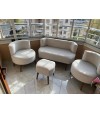 Dekoratif Puflu Oturma Grubu modern puflu oturma grubu