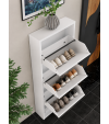 Modern 4 Kapaklı Çok Amaçlı Ayakkabılık Dolabı