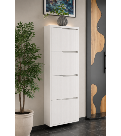 Modern 4 Kapaklı Çok Amaçlı Ayakkabılık Dolabı