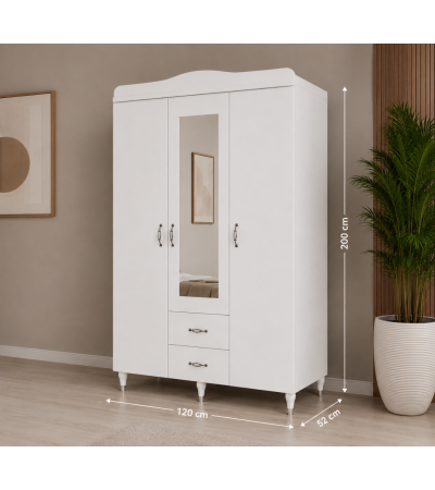  Noble 3 kapaklı gardırop