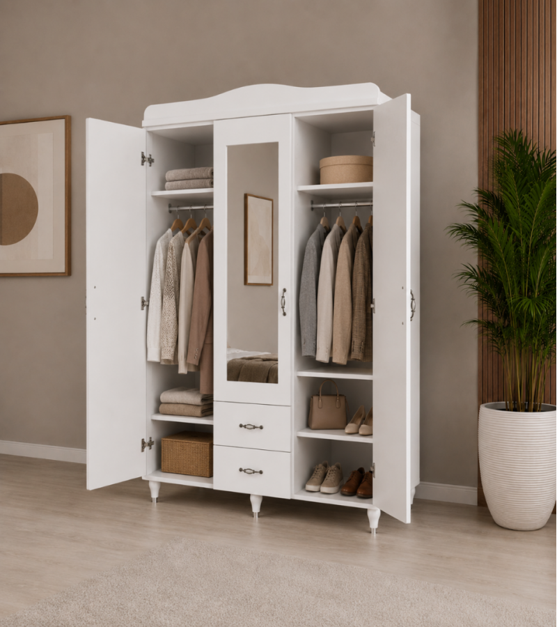 Noble 3 Kapaklı Gardırop