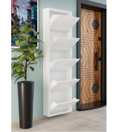 Modern 5 Kapaklı Çok Amaçlı Ayakkabılık Dolabı