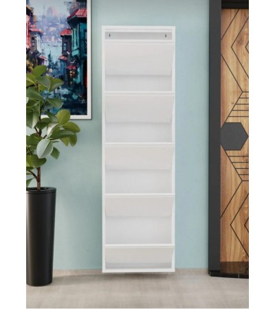 Modern 5 Kapaklı Çok Amaçlı Ayakkabılık Dolabı