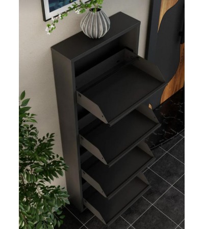 Modern 5 Kapaklı Çok Amaçlı Ayakkabılık Dolabı