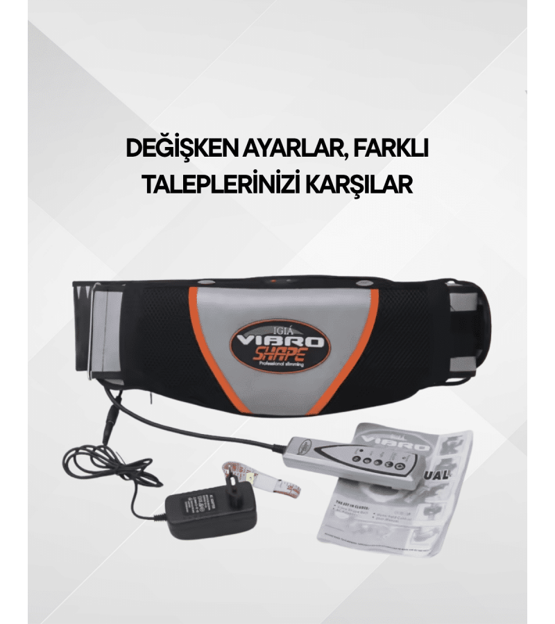 Masajlı Titreşimli İncelme Kemeri – Göbek Bölgesi Zayıflama Cihazı