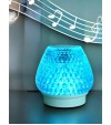 G5 Kristal Şarjlı Masa Lambası - 7 Renk Gece Lambası ve Bluetooth Hoparlör