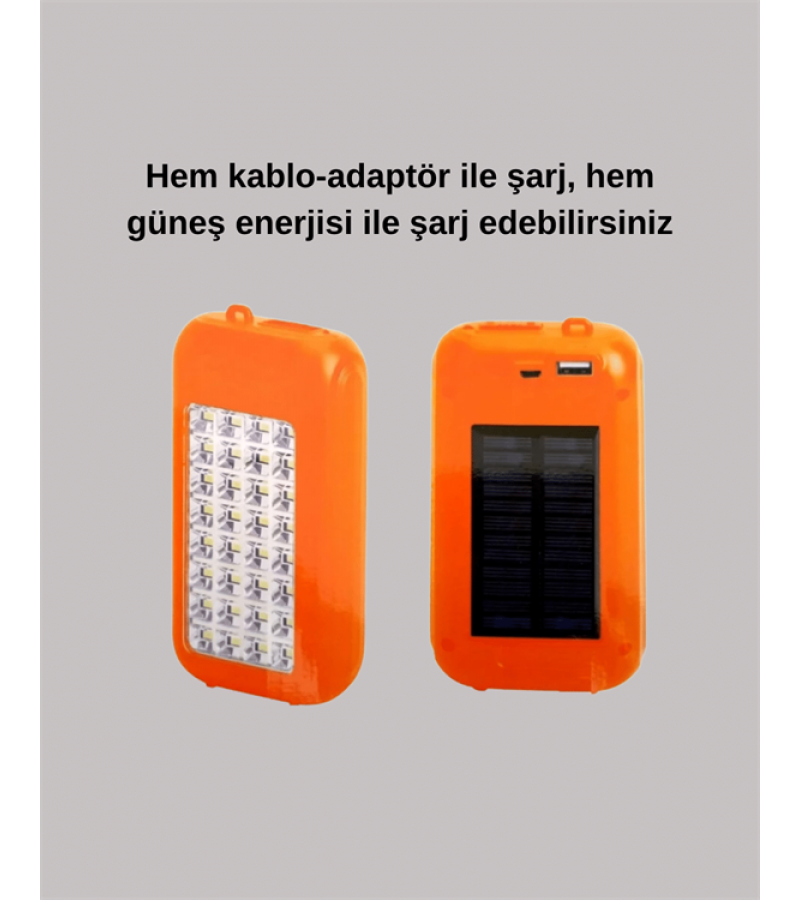 GS-875 GÜNEŞ ENERJİLİ POWERBANK