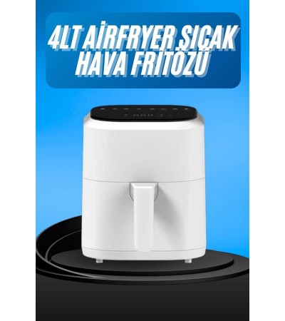 Hava Fritözü 4L Airfryer Pratik Uzun Ömürlü Yağsız Pişirme Taşınabilir