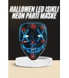 Işıklı Led Maske Parti Eğlence Maskesi Hallowen Neon Maske