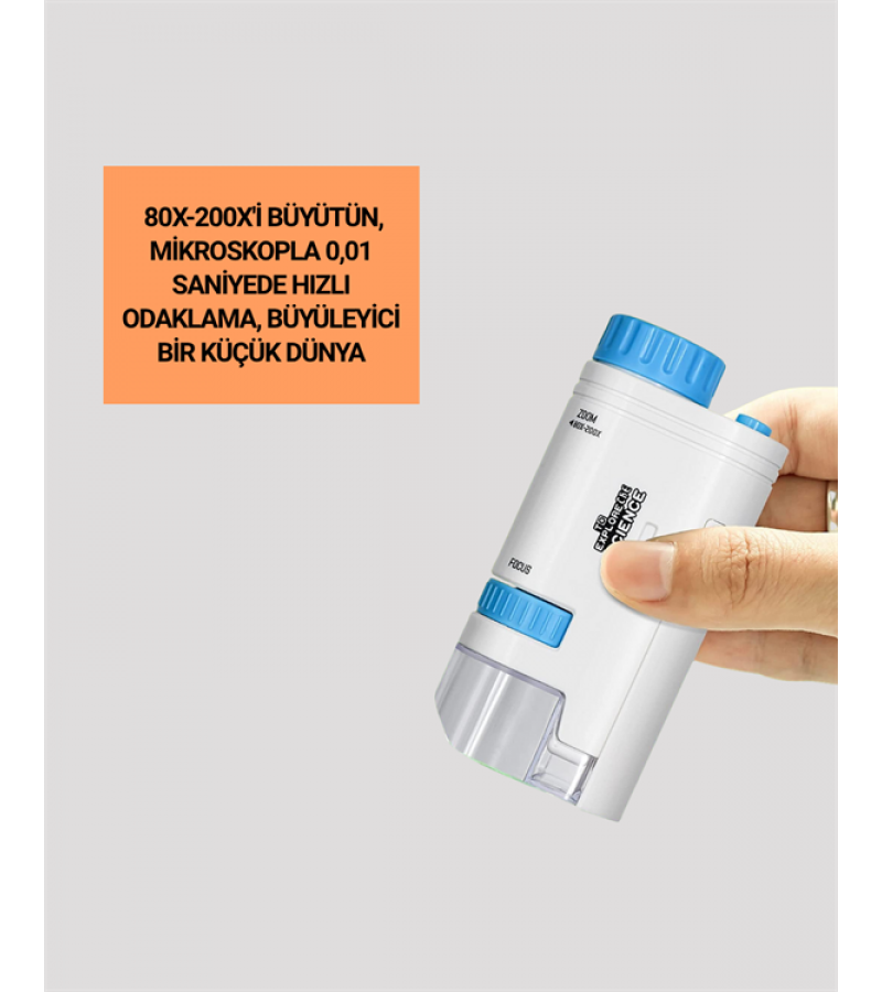 MİNİ ÇOCUK MİKROSKOBU MİNİ ÇOCUK MİKROSKOBU