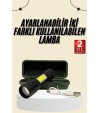 Uzun Menzilli Şarjlı El Feneri Uzun Ömürlü Led Işık Lamba
