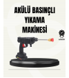 TEK BATARYALI 48V Şarjlı Basınçlı Yıkama Makinesi