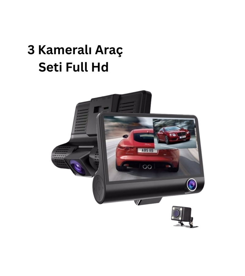 3 Kameralı Araç DVR