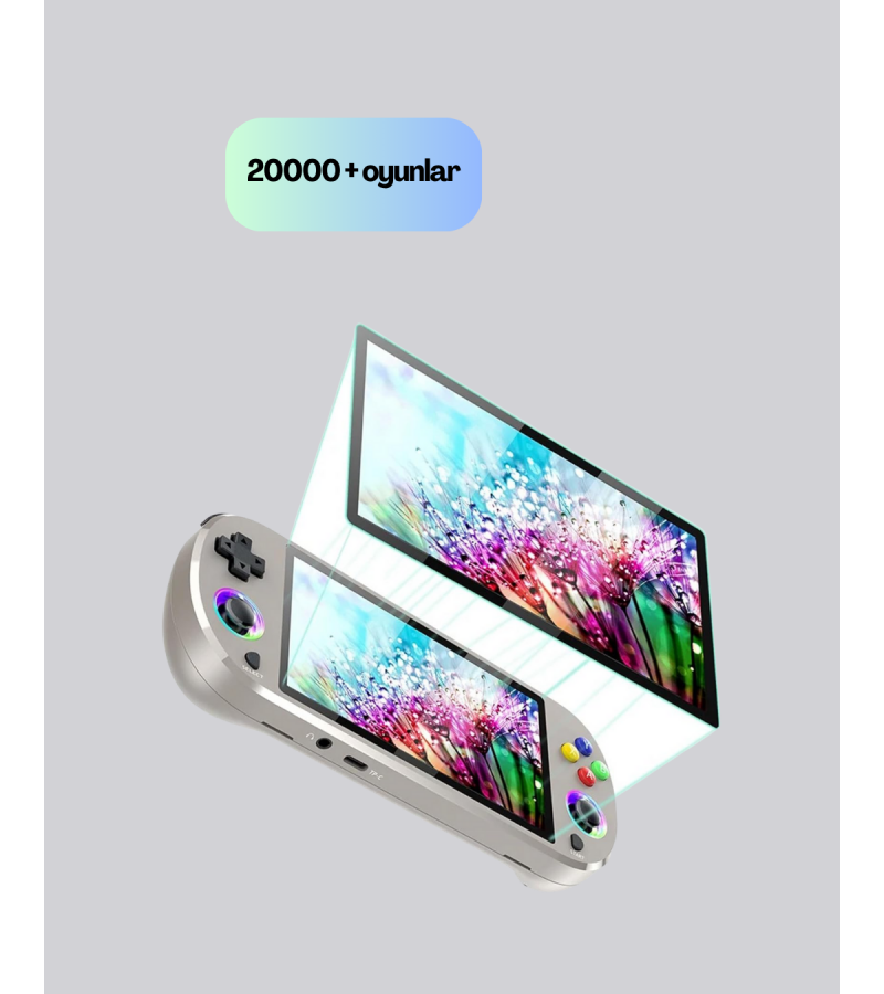 Hızlı Şarjlı, RGB Aydınlatmalı Konsol