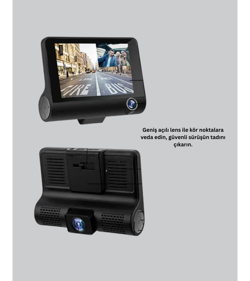 3 Kameralı Araç DVR