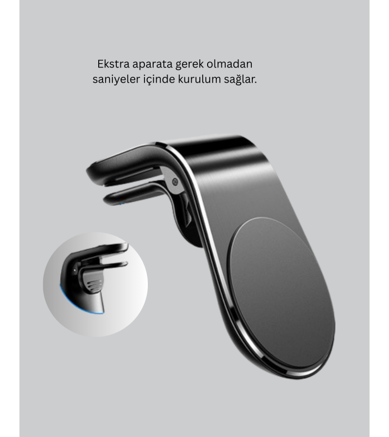 Mini Manyetikli Araç Telefon Tutucu