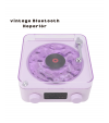 Retro Bluetooth Hoparlör Mor