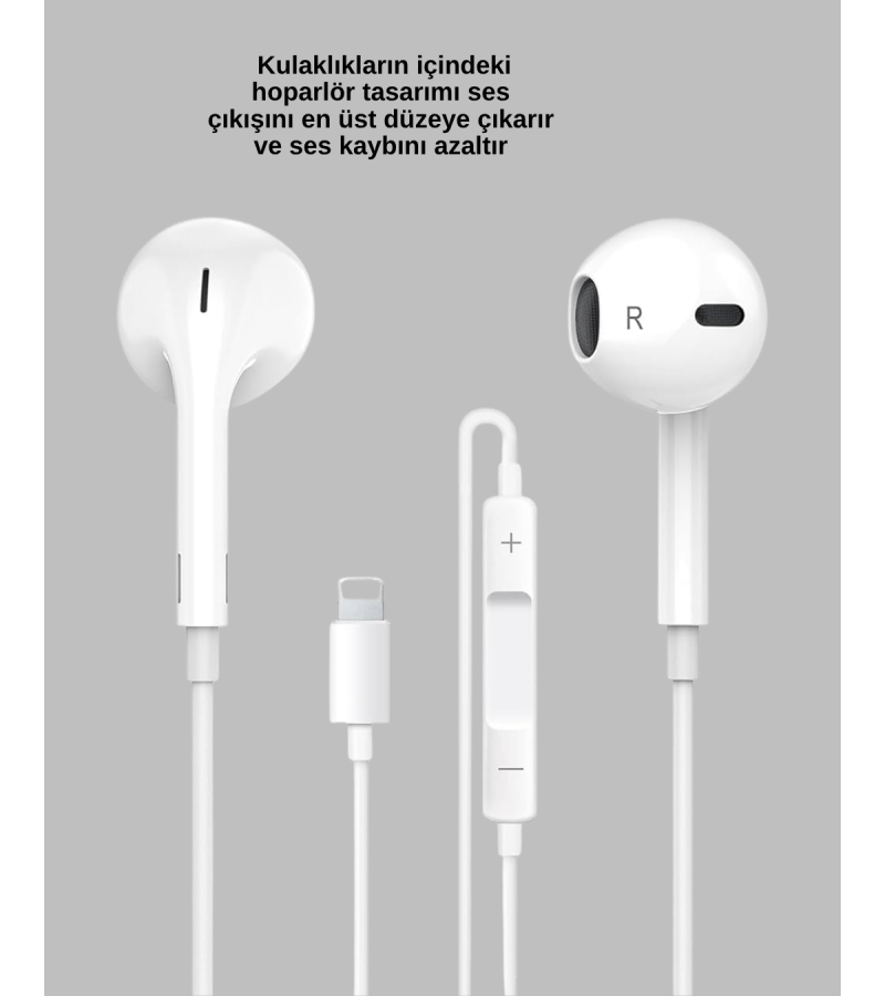 İphone 14 Ve Altındaki Modellerle Uyumlu Kablolu Kulaklık İphone 14 Ve Altındaki Modellerle Uyumlu Kablolu Kulaklık
