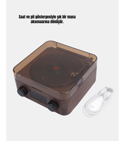 GRAMAFON SPEAKER KAHVERENGİ