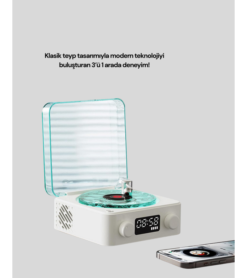 Kablosuz Bluetooth Hoparlör Mavi Kablosuz Bluetooth Hoparlör Mavi