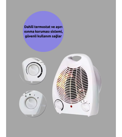 Fanlı Elektrikli Isıtıcı