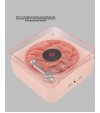 Retro Bluetooth Hoparlör Pembe Retro Bluetooth Hoparlör Pembe