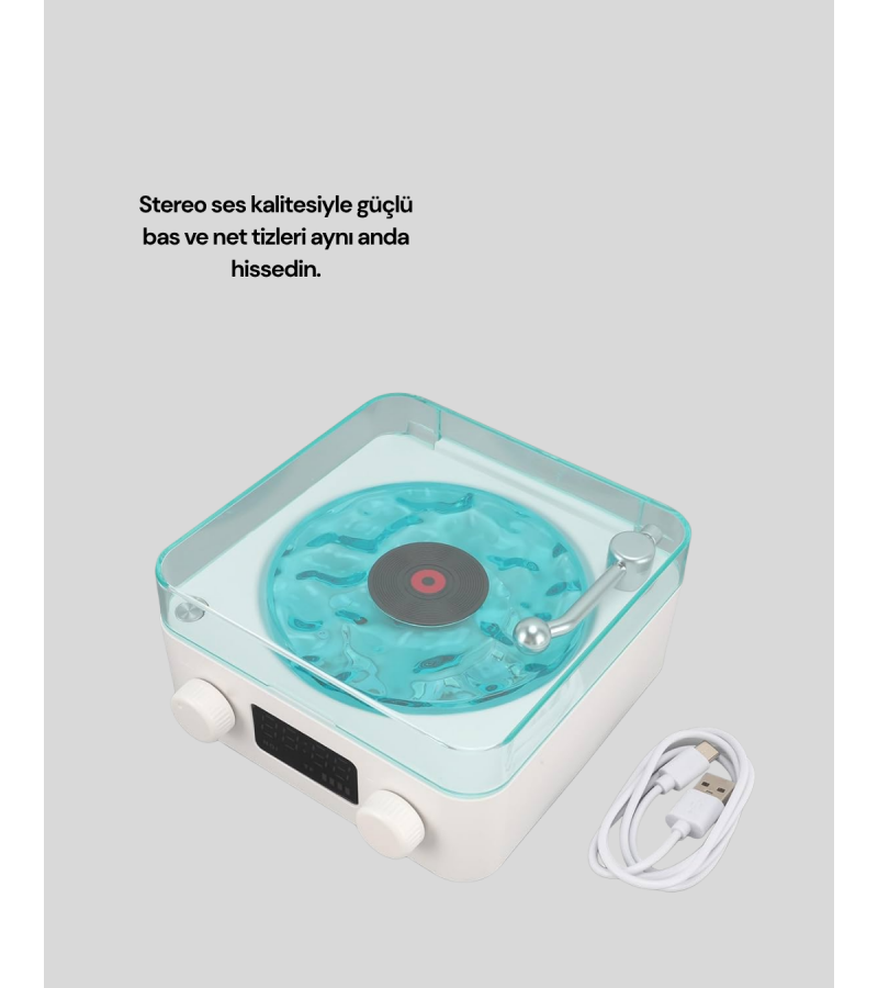 Kablosuz Bluetooth Hoparlör Mavi Kablosuz Bluetooth Hoparlör Mavi