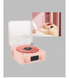 Retro Bluetooth Hoparlör Pembe Retro Bluetooth Hoparlör Pembe