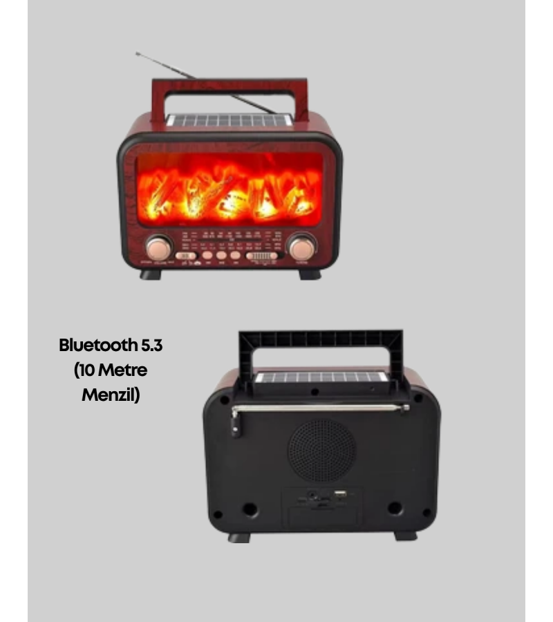 Alev Efektli Bluetooth Hoparlör