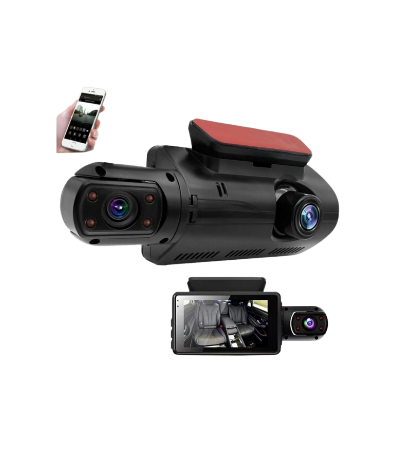 3 inç IPS Ekranlı Full HD Araç Kamerası – WiFi, Gece Görüş ve Hareket Algılama Özellikli Dashcam 3 inç IPS Ekranlı Full HD Araç Kamerası – WiFi, Gece Görüş ve Hareket Algılama Özellikli Dashcam